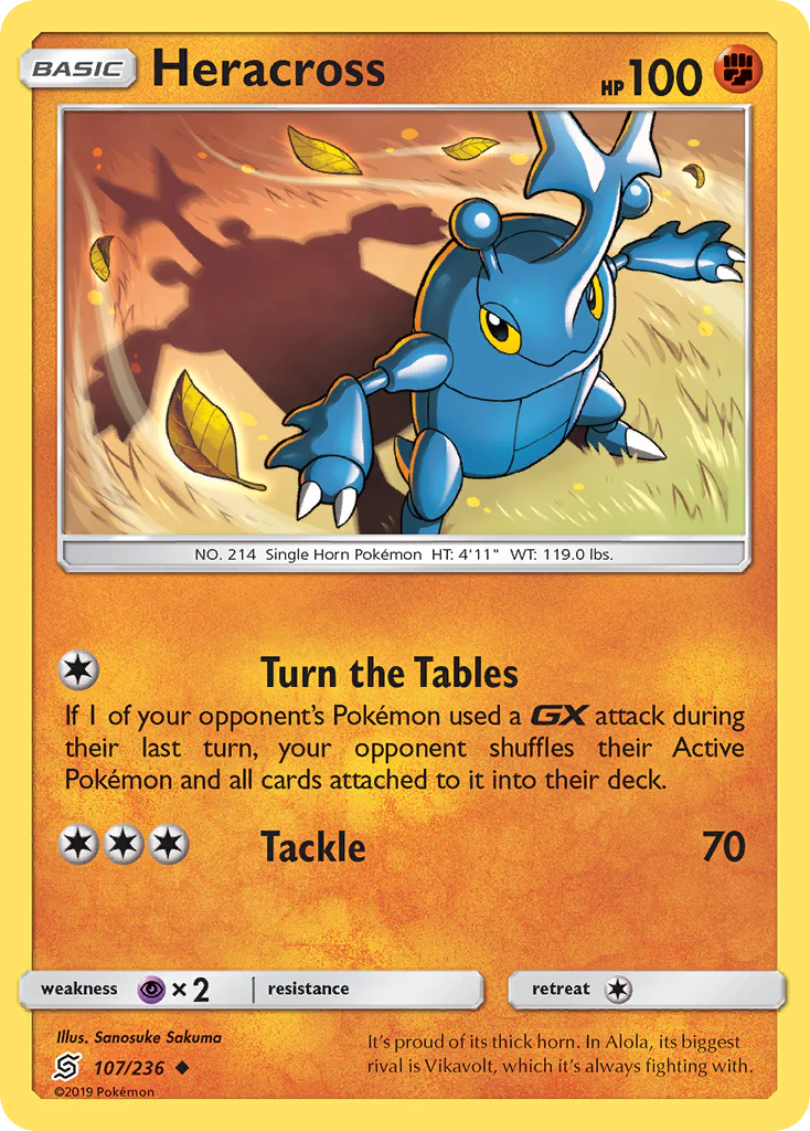 Heracross (107/236) - Unified Minds (UNM)