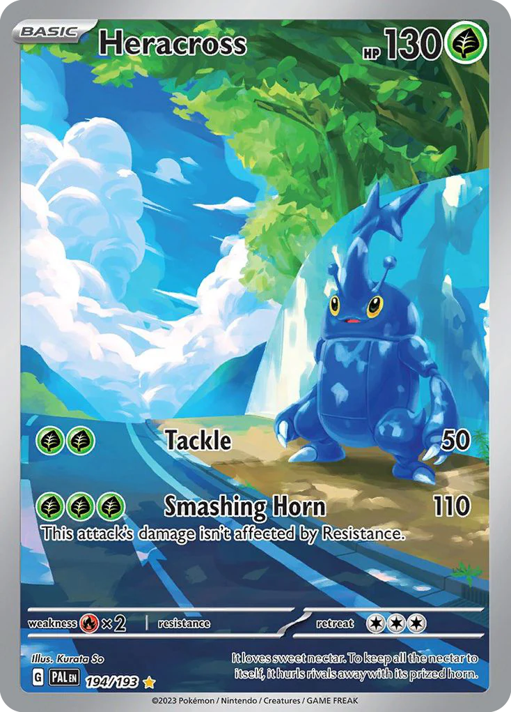Heracross (194/193) - [Illustration Rare] Paldea Evolved (PAL)