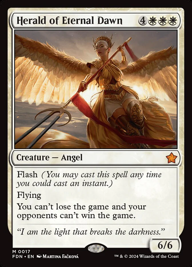 Herald of Eternal Dawn - [Foil] Foundations (FDN)