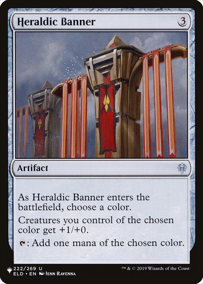 Heraldic Banner - The List (PLST)