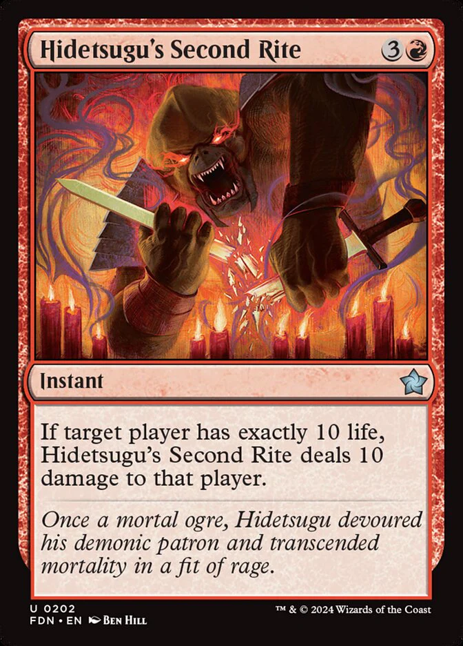 Hidetsugu's Second Rite - Foundations (FDN)