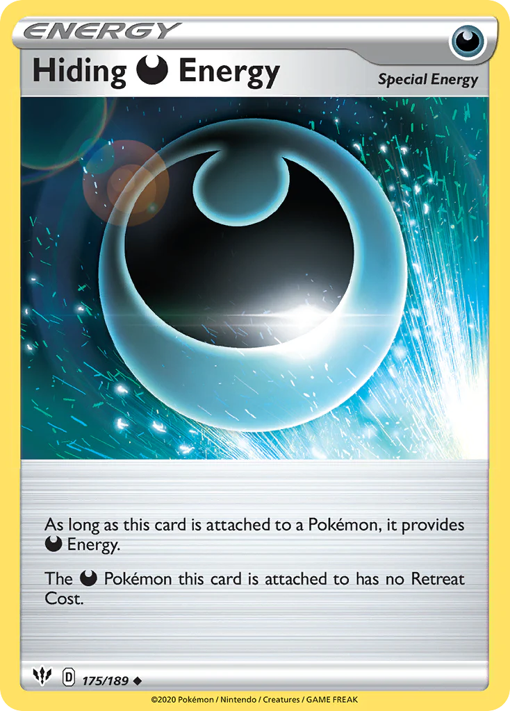 Hiding Darkness Energy (175/189) - [Reverse Holo] Darkness Ablaze (DAA)