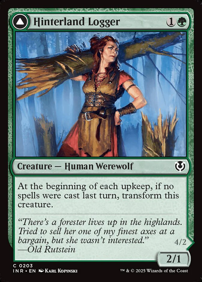 Hinterland Logger // Timber Shredder - [Foil] Innistrad Remastered (INR)