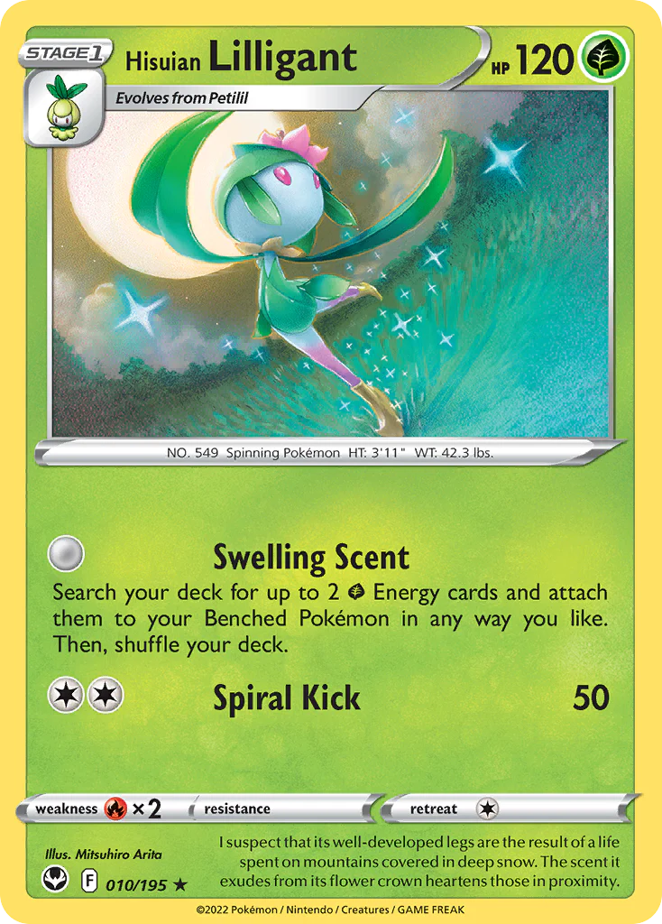 Hisuian Lilligant (10/195) - Silver Tempest (SIT)