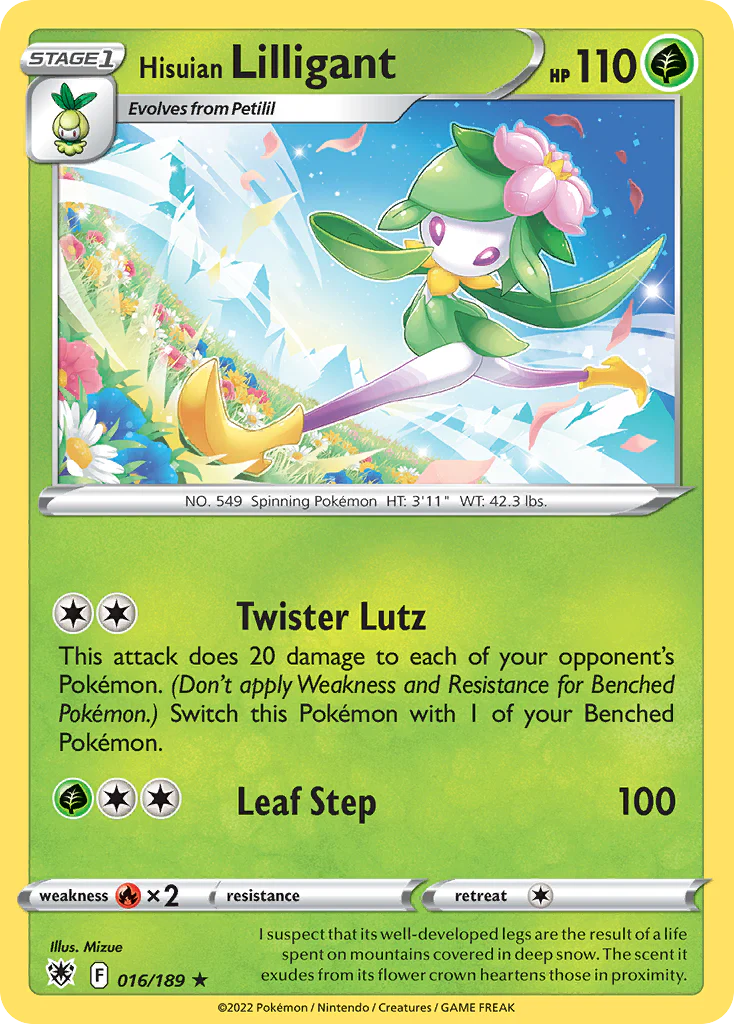 Hisuian Lilligant (16/189) - [Holo Foil] Astral Radiance (ASR)