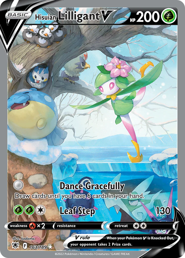 Hisuian Lilligant V (163/189) - [Alternate Art] Astral Radiance (ASR)