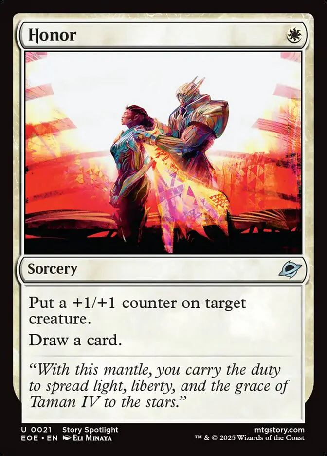Honor (21) - [Foil] Edge of Eternities (EOE)