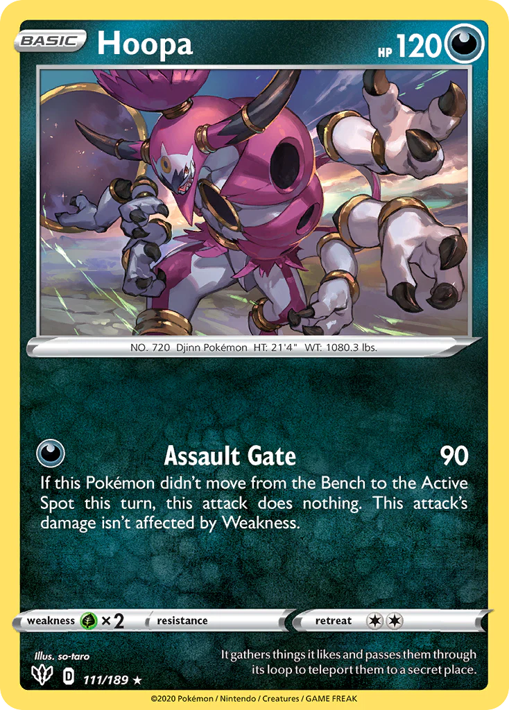 Hoopa (111/189) - [Holo Foil] Darkness Ablaze (DAA)