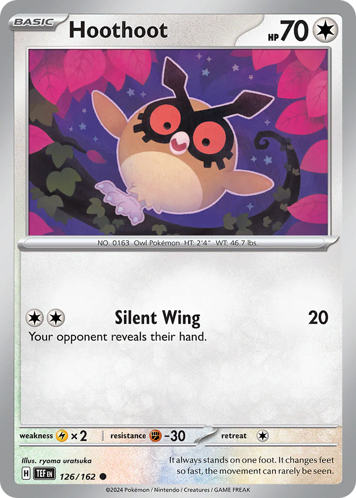 Hoothoot (126/162) - Temporal Forces (TEF)
