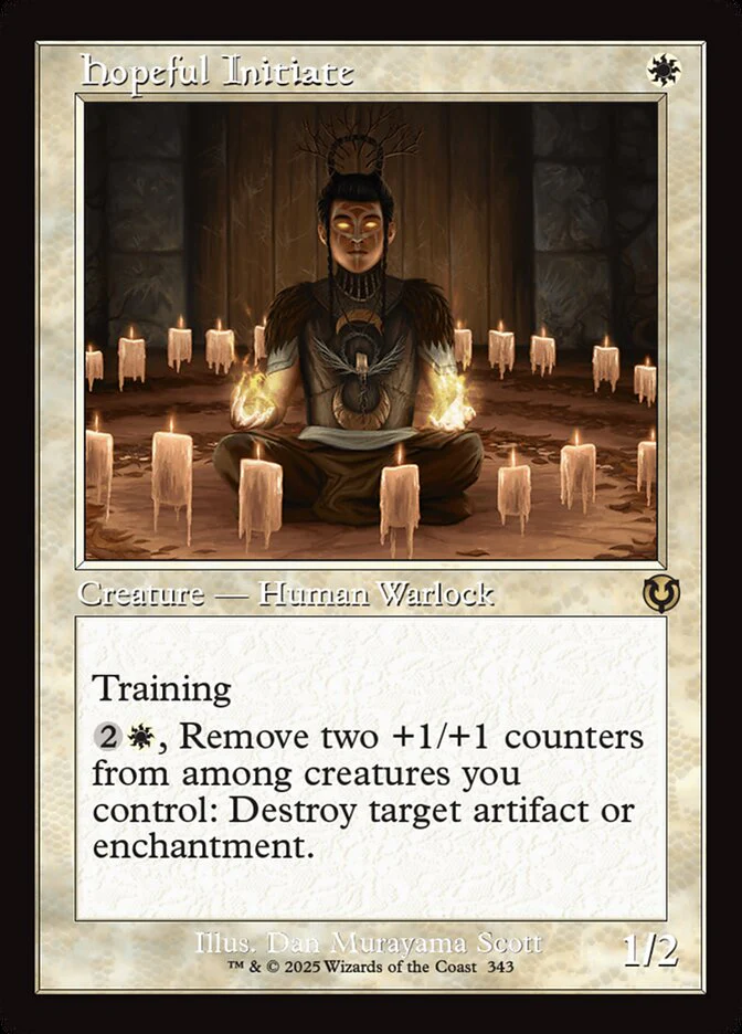 Hopeful Initiate - [Foil, Retro Frame] Innistrad Remastered (INR)