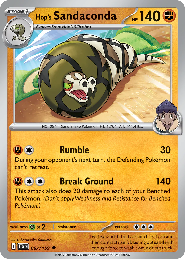 Hop's Sandaconda (87/159) - Journey Together (JTG)