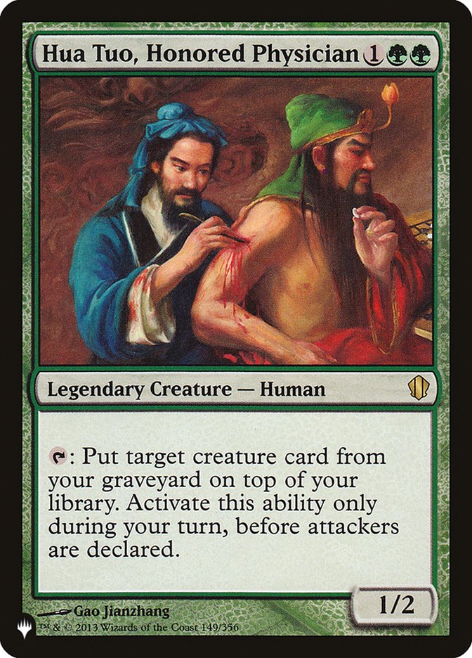 Hua Tuo, Honored Physician - The List (PLST)