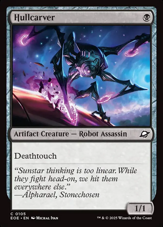 Hullcarver (105) - [Foil] Edge of Eternities (EOE)