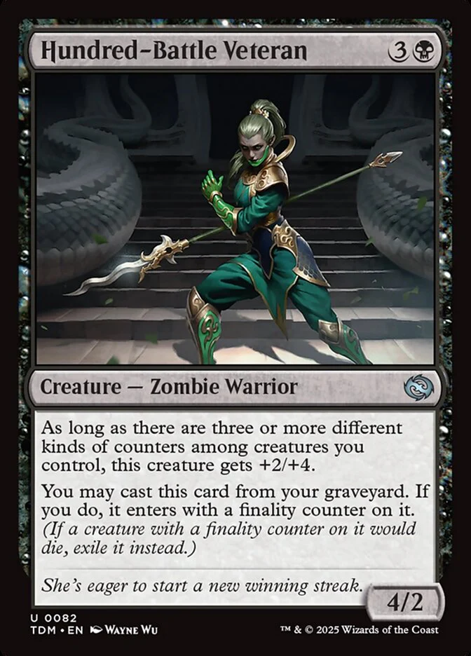 Hundred-Battle Veteran (82) - Tarkir: Dragonstorm (TDM)