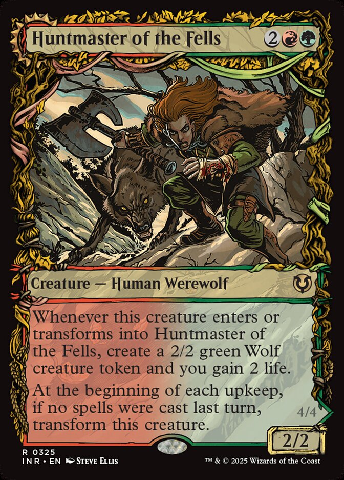 Huntmaster of the Fells // Ravager of the Fells - [Foil, Showcase] Innistrad Remastered (INR)