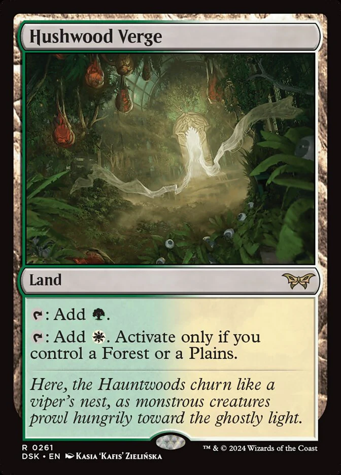 Hushwood Verge - [Foil] Duskmourn: House of Horror (DSK)