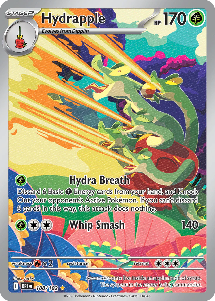 Hydrapple (188/182) - [Illustration Rare] Destined Rivals (DRI)