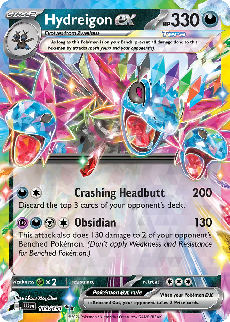 Hydreigon ex (119/191) - [Holo Foil] Surging Sparks (SSP)
