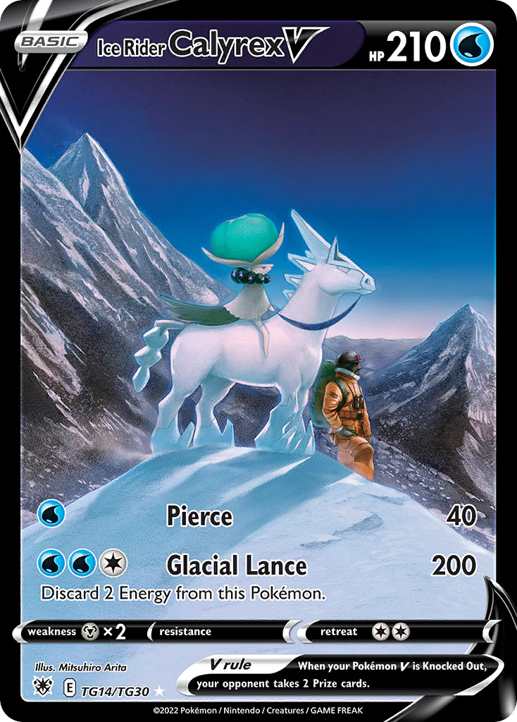 Ice Rider Calyrex V (TG14/30) - [Gallery Holo] Astral Radiance Trainer Gallery (ASR:TG)