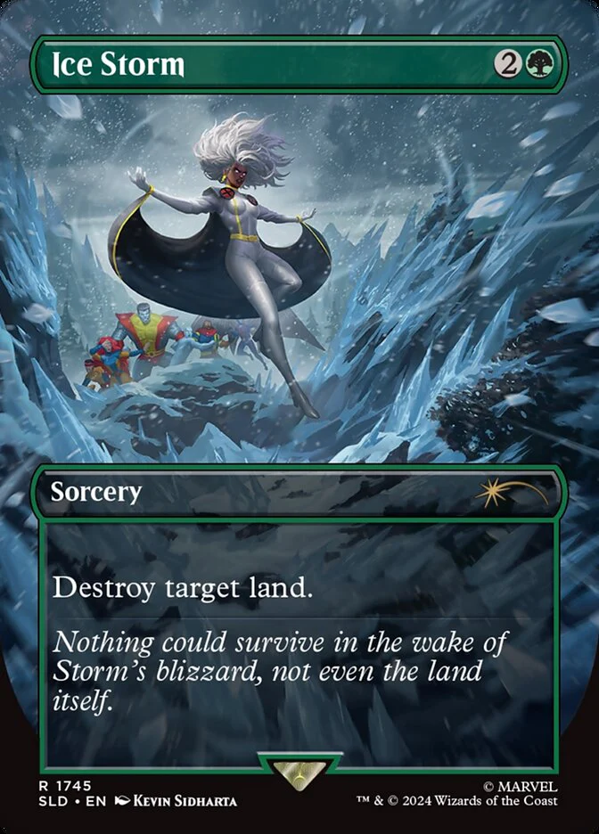 Ice Storm (1745) - [Foil, Borderless] Secret Lair Drop (SLD)