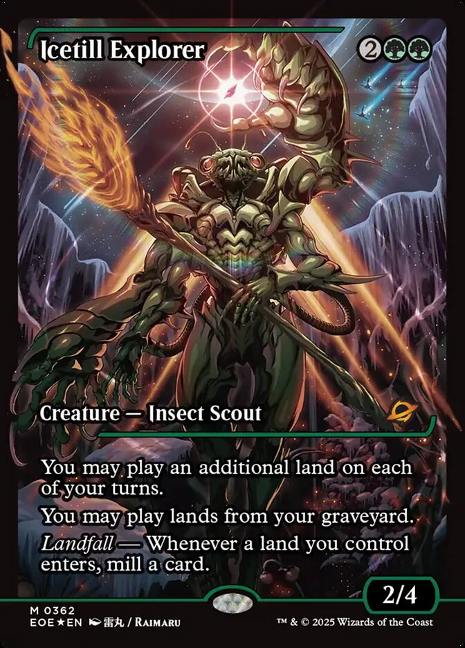 Icetill Explorer (362) - [Foil, Showcase] Edge of Eternities (EOE)