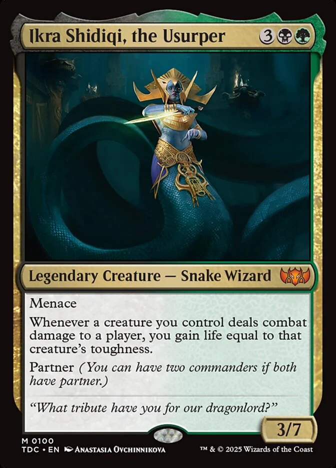 Ikra Shidiqi, the Usurper - Tarkir: Dragonstorm Commander (TDC)