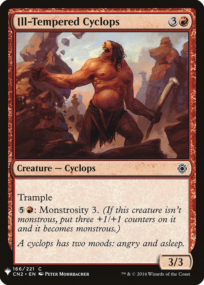 Ill-Tempered Cyclops - The List (PLST)