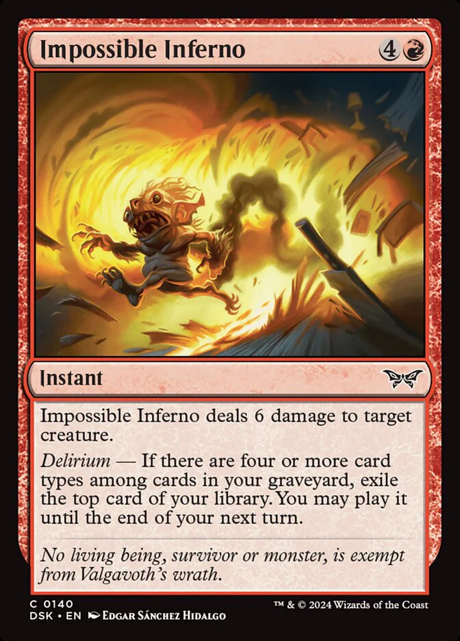 Impossible Inferno - [Foil] Duskmourn: House of Horror (DSK)
