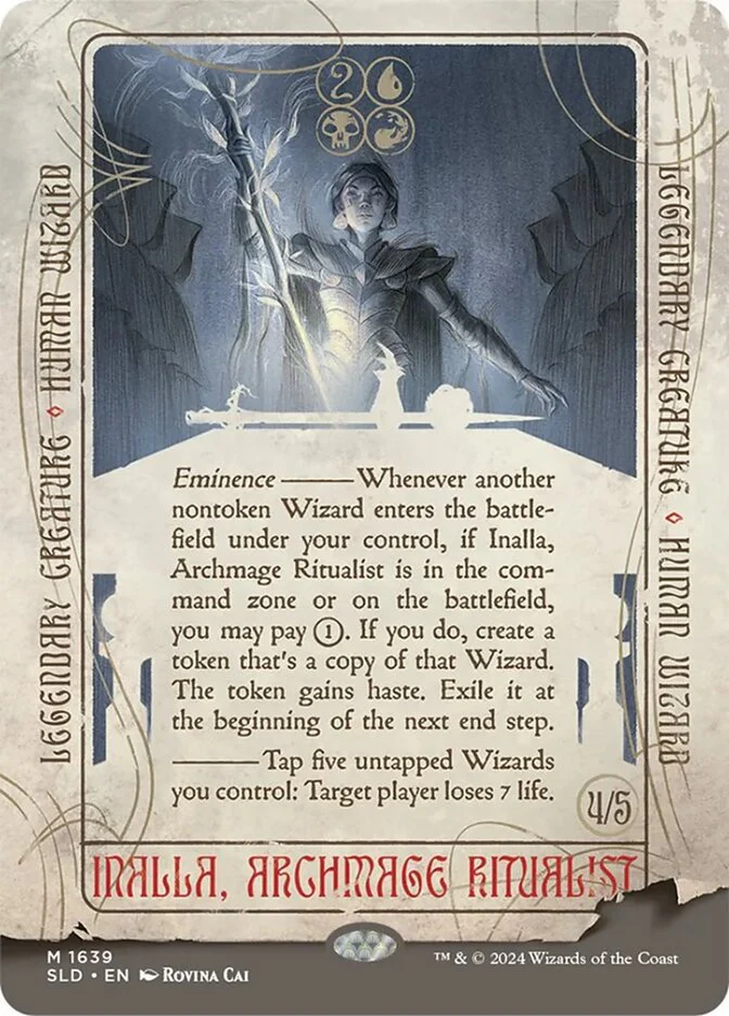 Inalla, Archmage Ritualist (1639) - [Borderless] Secret Lair Drop (SLD)