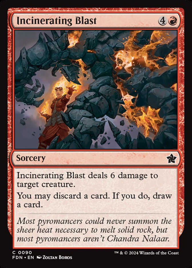 Incinerating Blast - Foundations (FDN)