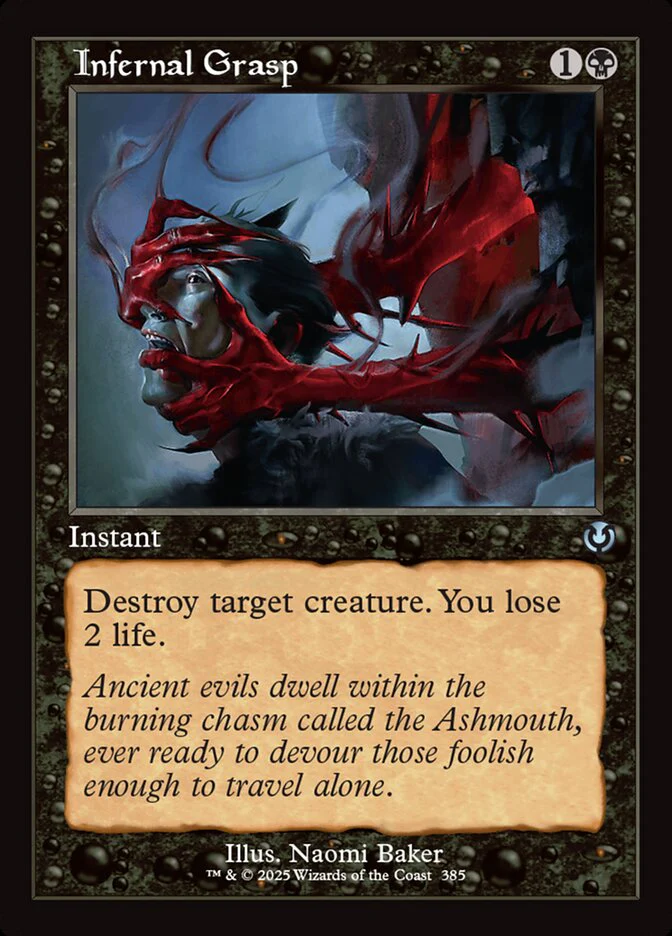 Infernal Grasp - [Foil, Retro Frame] Innistrad Remastered (INR)