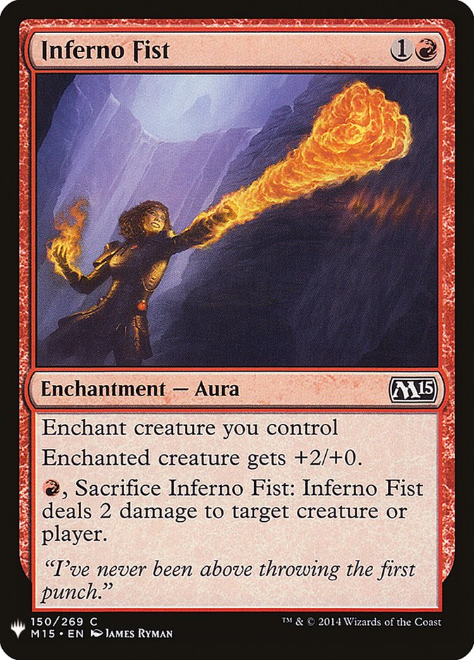 Inferno Fist - The List (PLST)
