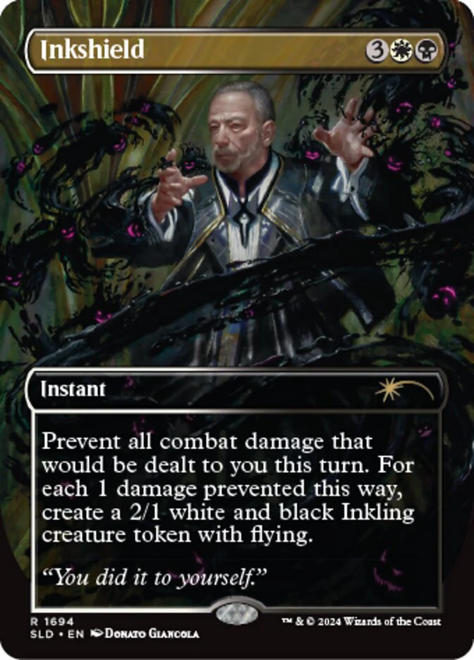 Inkshield (1694) - [Foil, Borderless] Secret Lair Drop (SLD)