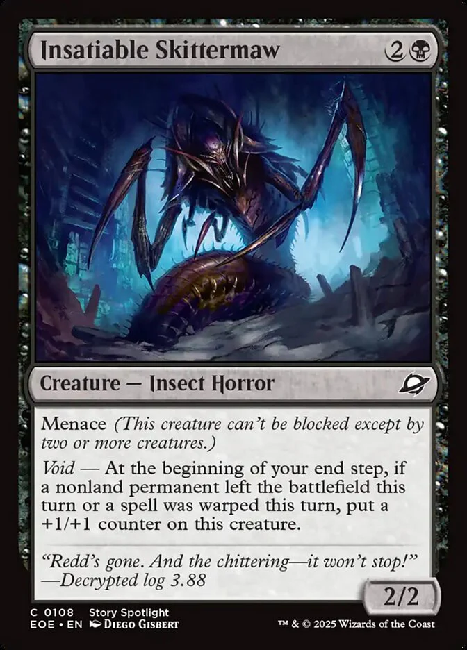 Insatiable Skittermaw (108) - [Foil] Edge of Eternities (EOE)