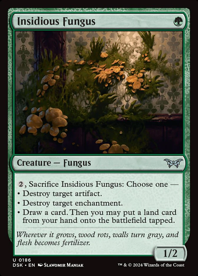 Insidious Fungus - [Foil] Duskmourn: House of Horror (DSK)