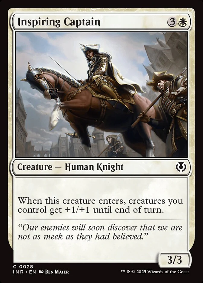 Inspiring Captain - [Foil] Innistrad Remastered (INR)