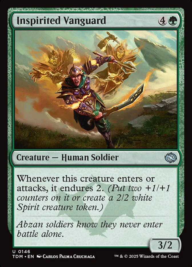 Inspirited Vanguard (146) - [Foil] Tarkir: Dragonstorm (TDM)