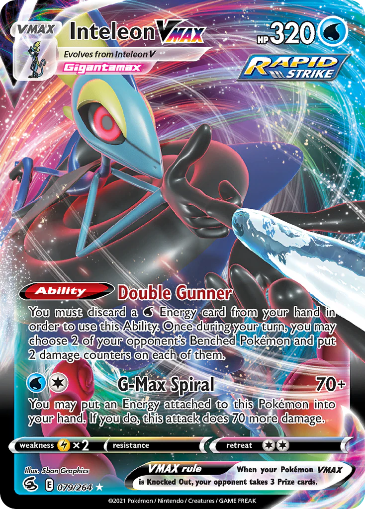 Inteleon VMAX (79/264) - [Holo Foil] Fusion Strike (FST)