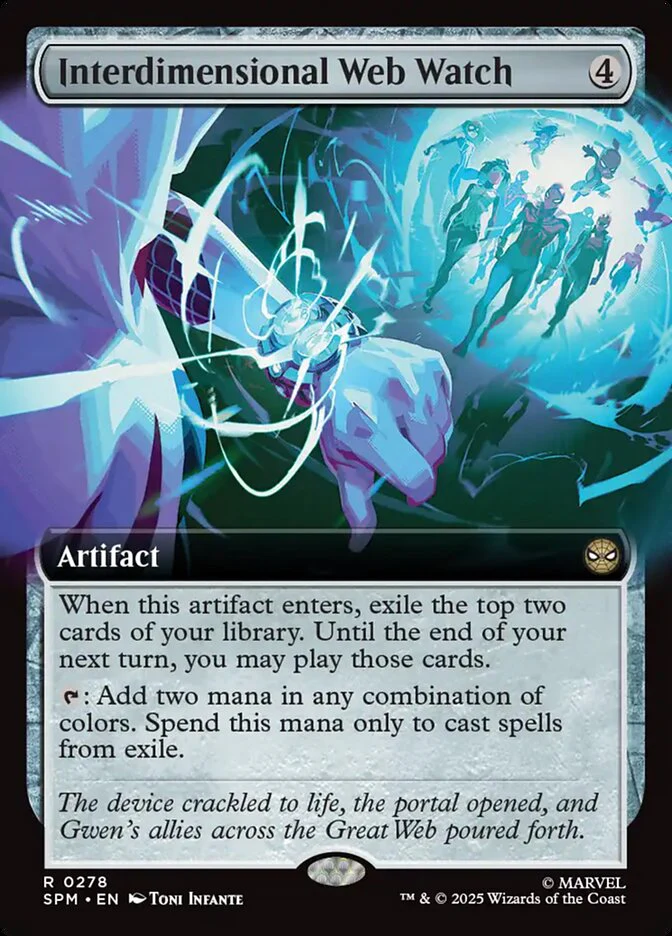 Interdimensional Web Watch (278) - [Foil, Extended Art] Marvel's Spider-Man (SPM)