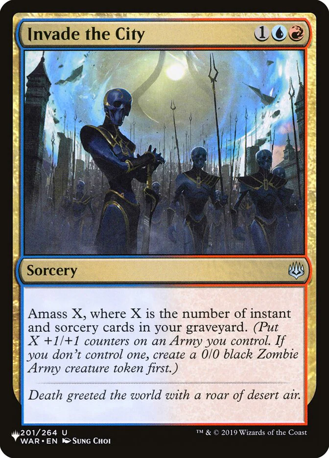 Invade the City - The List (PLST)