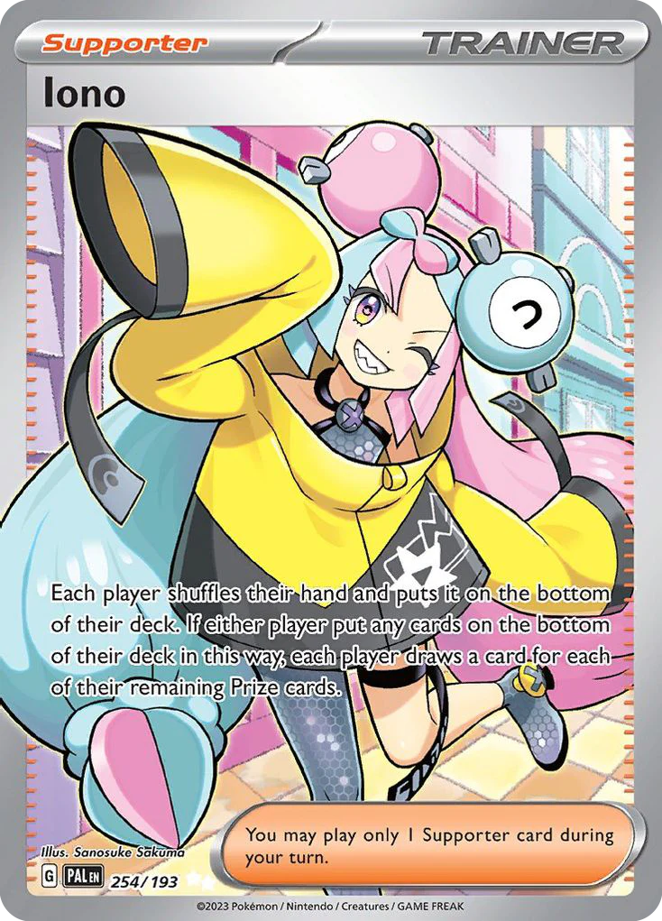 Iono (254/193) - [Full Art] Paldea Evolved (PAL)