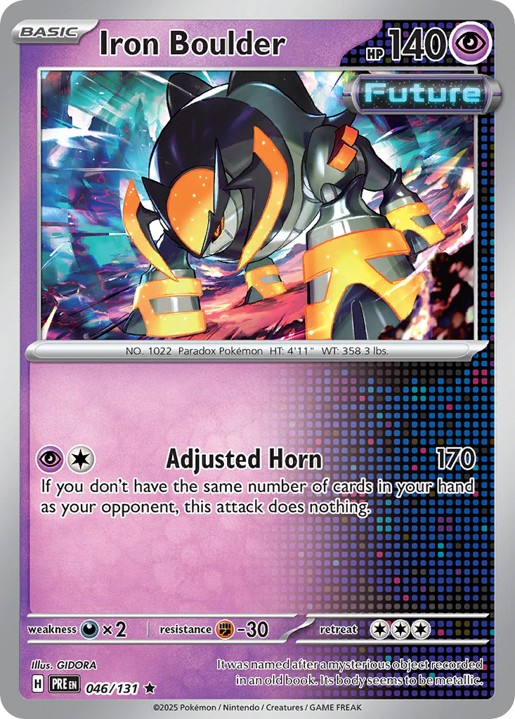 Iron Boulder (46/131) - [Reverse Holo] Prismatic Evolutions (PRE)