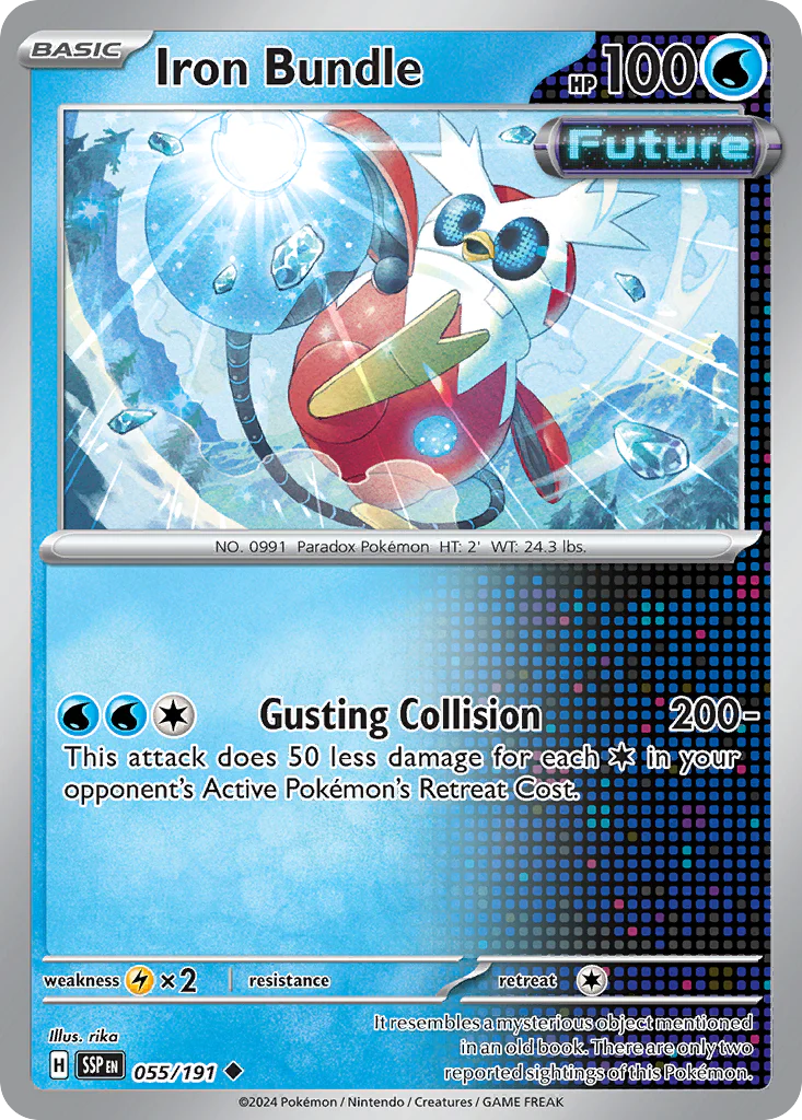 Iron Bundle (55/191) - [Reverse Holo] Surging Sparks (SSP)