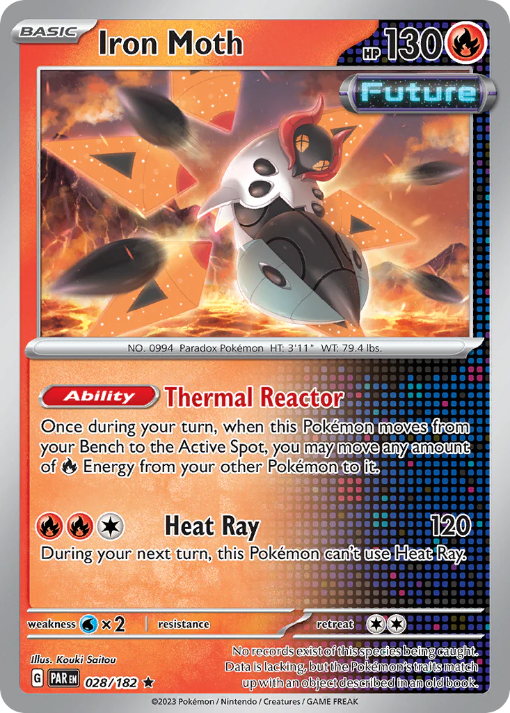 Iron Moth (28/182) - [Holo Foil] Paradox Rift (PAR)