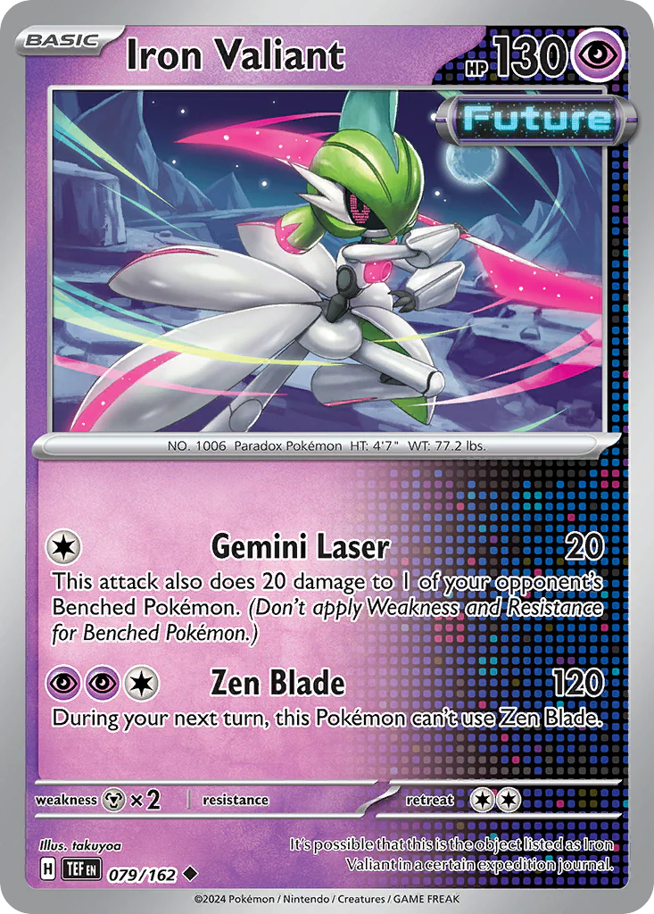 Iron Valiant (79/162) - [Reverse Holo] Temporal Forces (TEF)