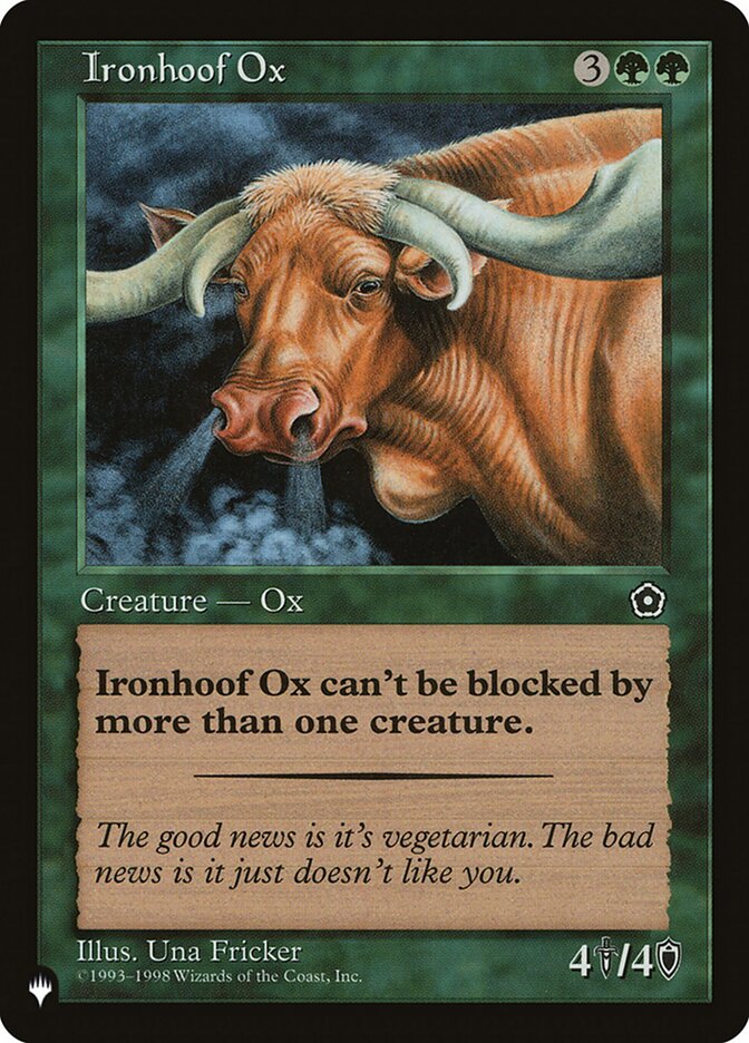 Ironhoof Ox - The List (PLST)