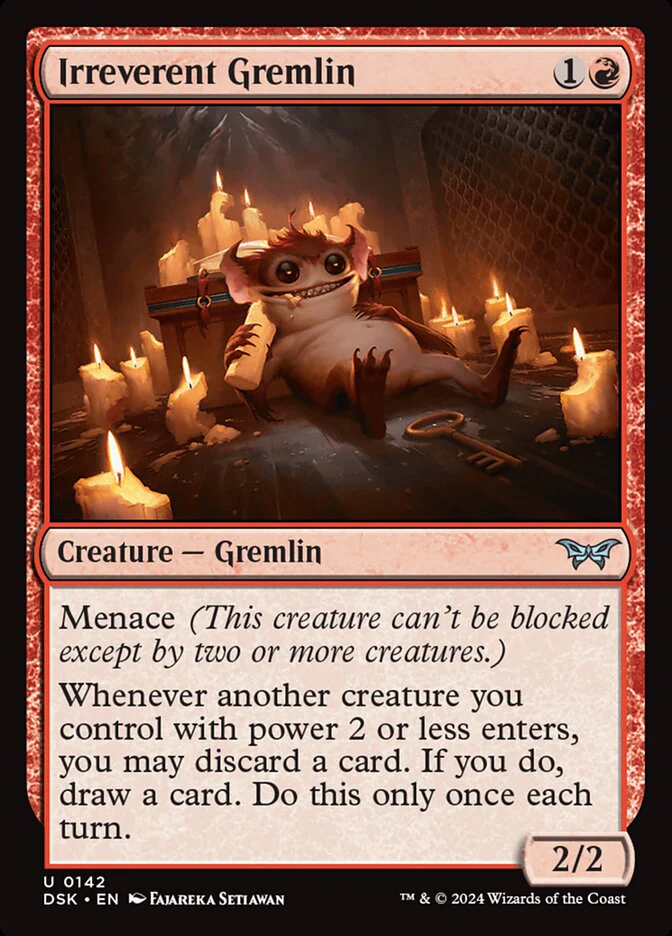 Irreverent Gremlin - [Foil] Duskmourn: House of Horror (DSK)