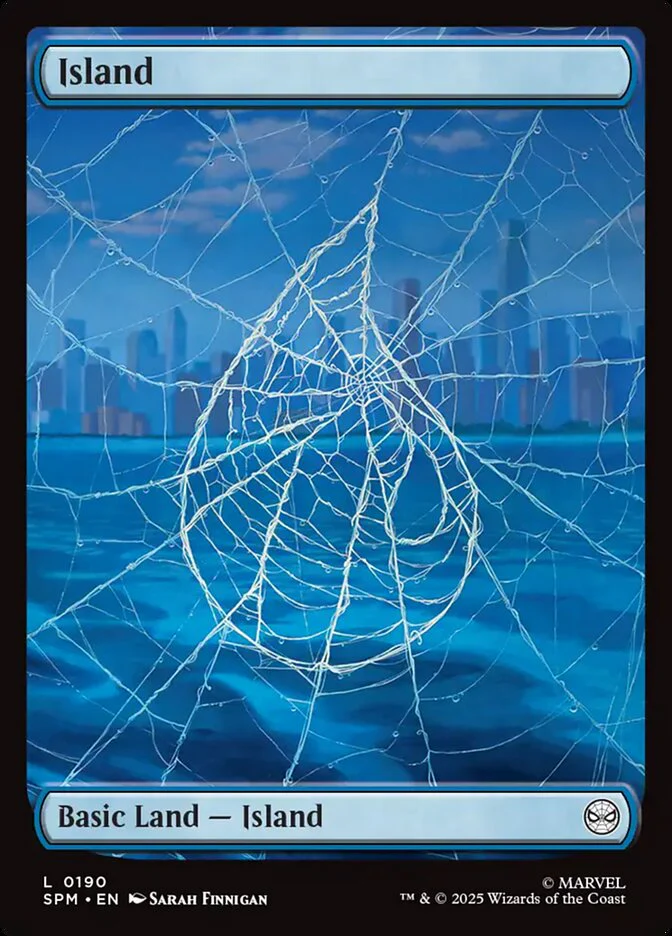 Island (190) - [Foil, Full Art] Marvel's Spider-Man (SPM)