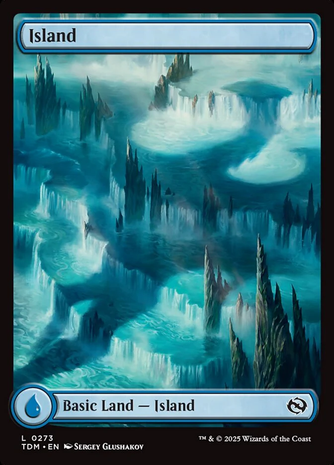 Island (273) - [Full Art] Tarkir: Dragonstorm (TDM)