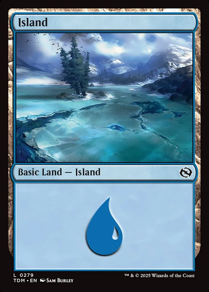 Island (279) - [Foil] Tarkir: Dragonstorm (TDM)